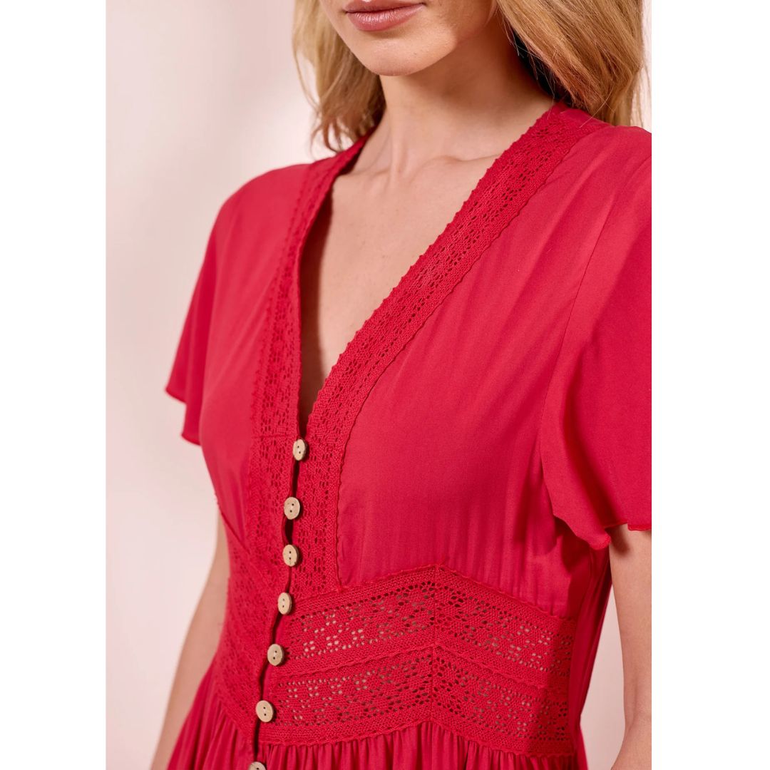 Venice Maxi Dress - Wine