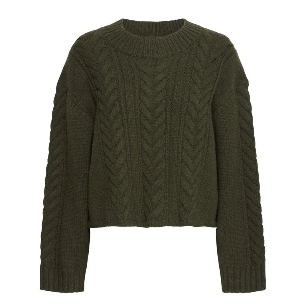 ICHI Arper Cableknit Sweater | 20126805