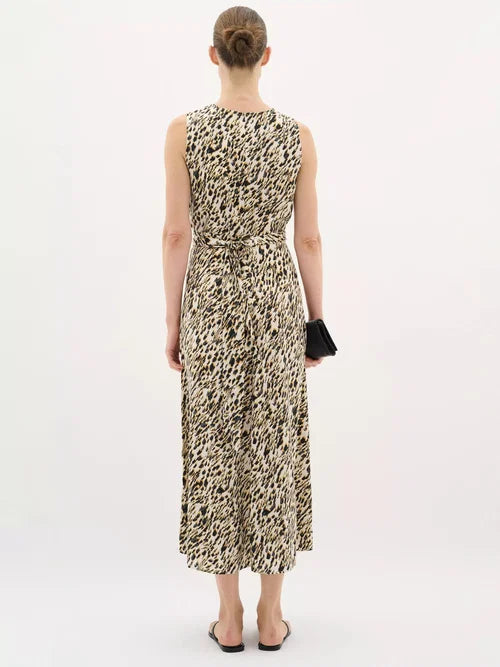 Kinley Midi Dress - Strokey Small Print