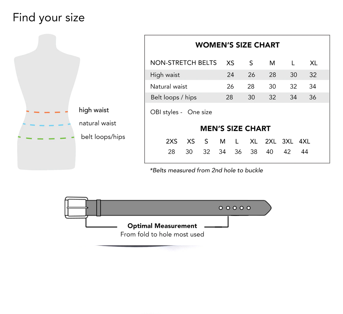 BRAVE LEATHER Caprina Leather Belt