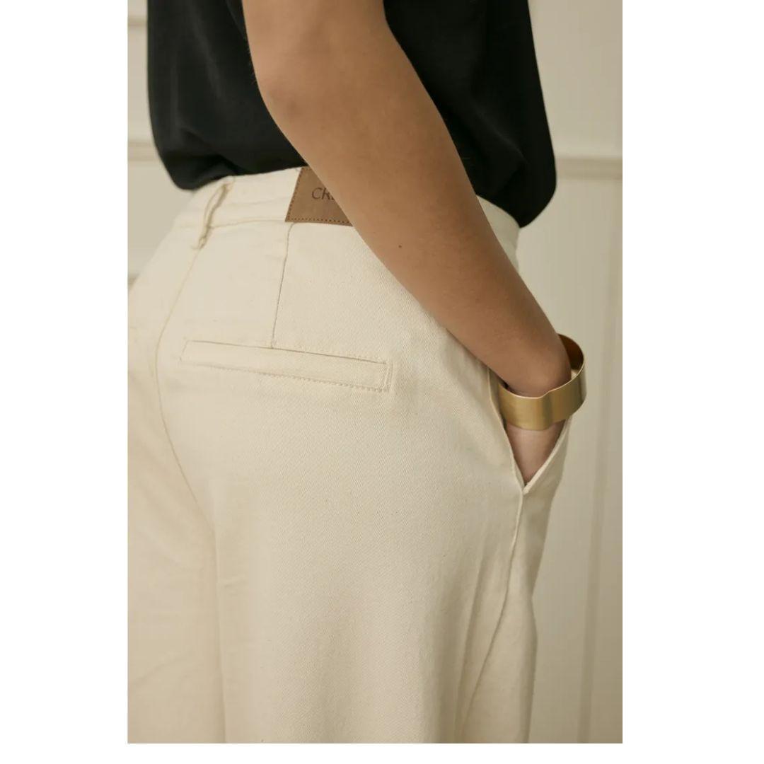 Visti Twill Jeans | Natural Sand