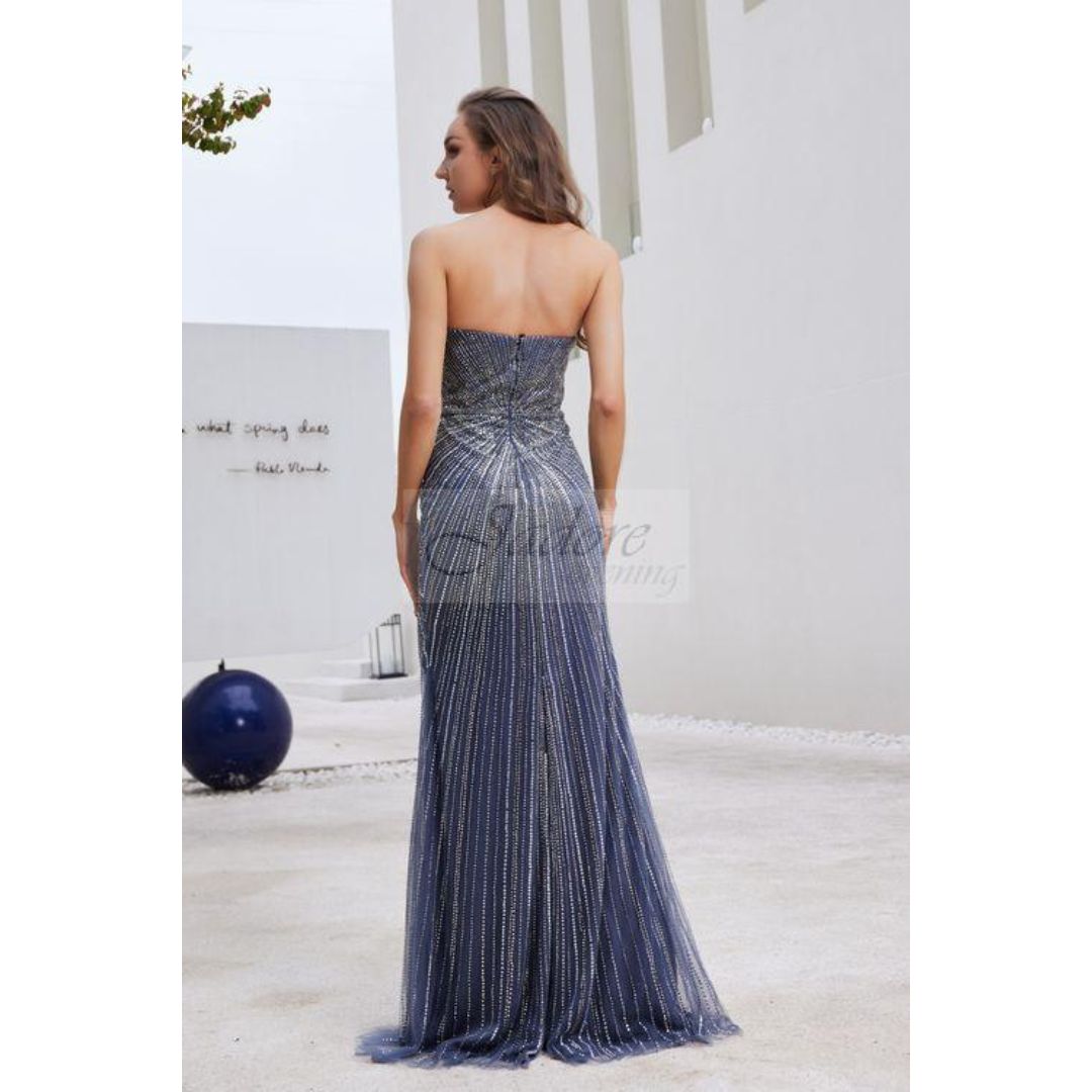 Jadore Evening - J23001 - Steel Blue