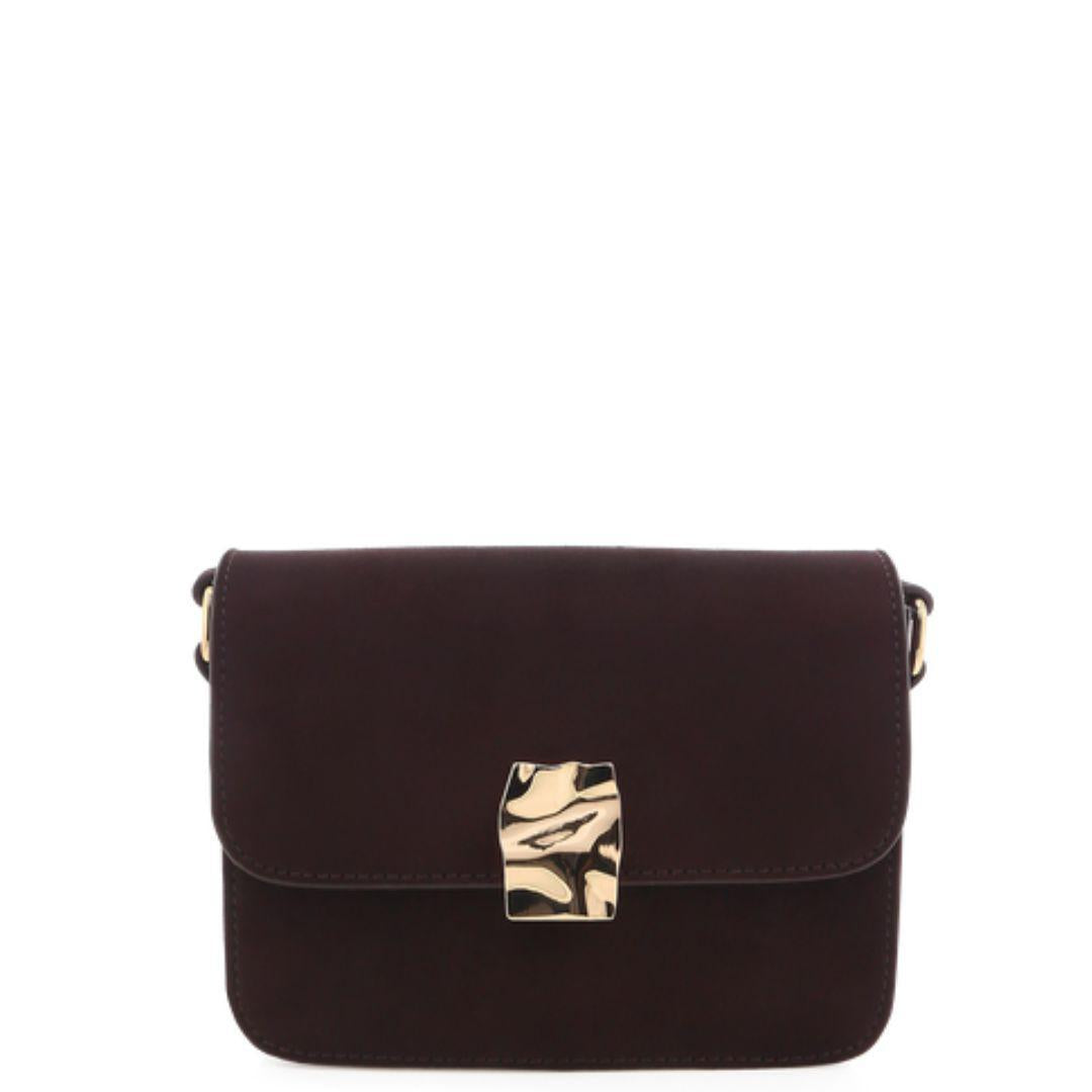 Chelsea Crossbody Bag - Chocolate Suede