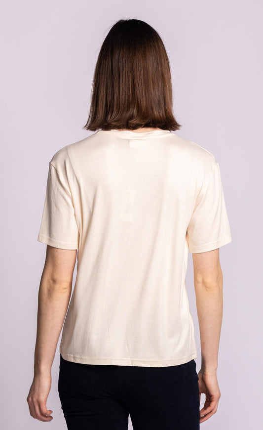 Camilla T-Shirt | TO-11212F26 | Beige