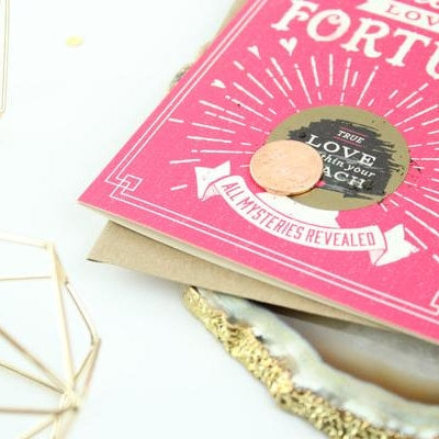 Love Fortune Scratch-off Card