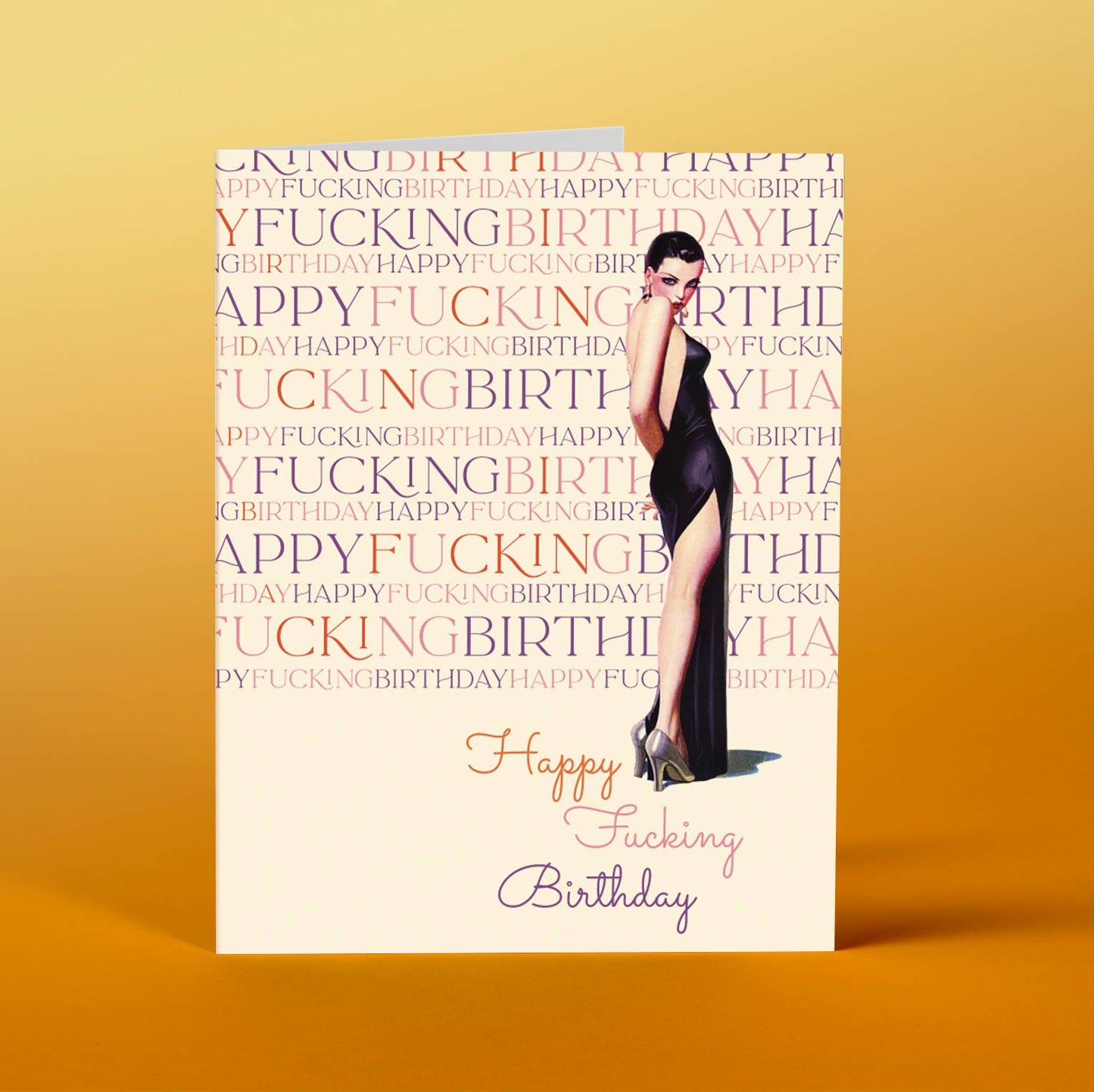 LEG BDAY Card - Offensive and Delightful