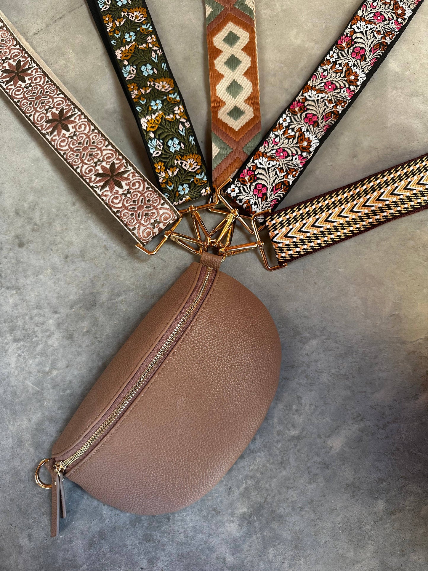 Crossbody Bag Strap - Dusty Rose