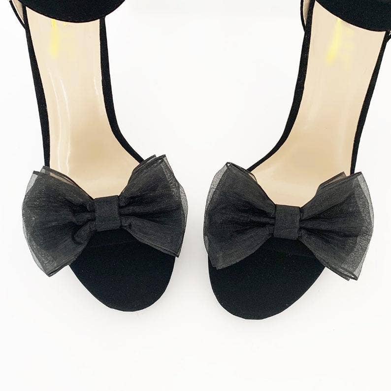Organza Bow Shoe Clips - Melissa Velia