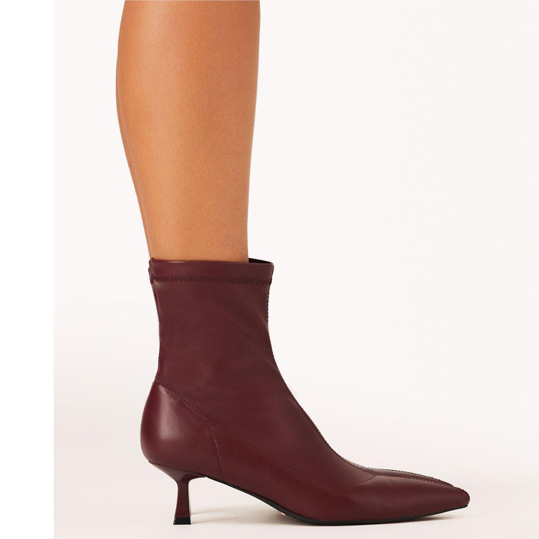 Beth Vegan Leather Booties