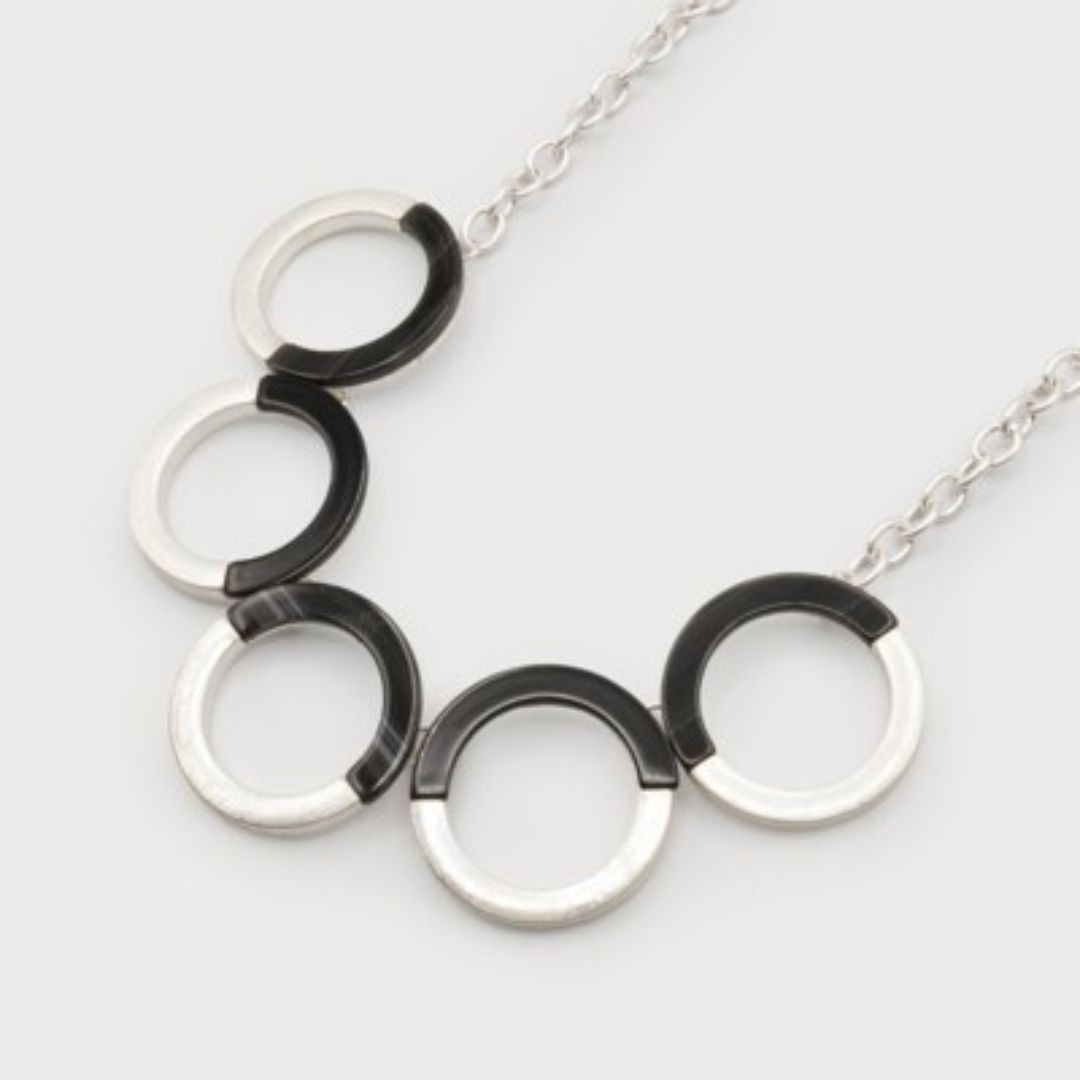 Multi Ring Necklace - 1688