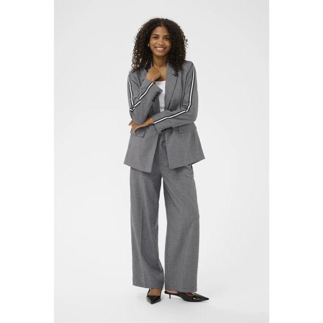 Ramona Pants - 10511089 - Grey Melange