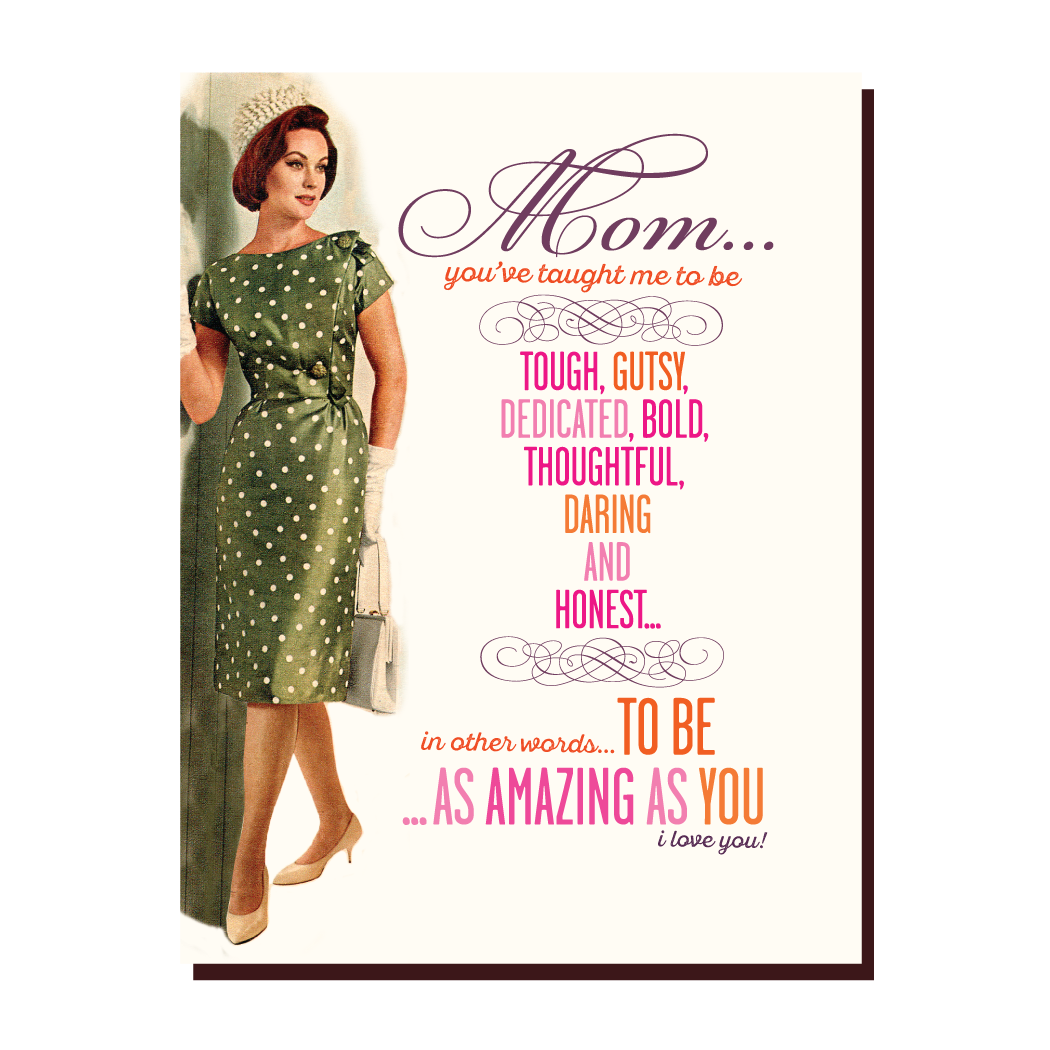 MOM AMAZING Card