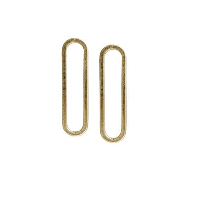Paper Clip Earrings - 2415
