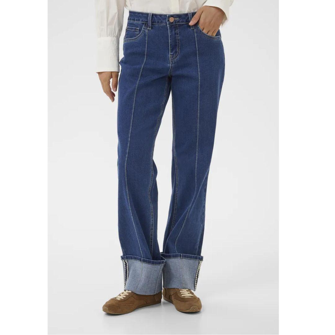 Ranja Cuff Jeans - 10614672 - Seattle Mid Wash