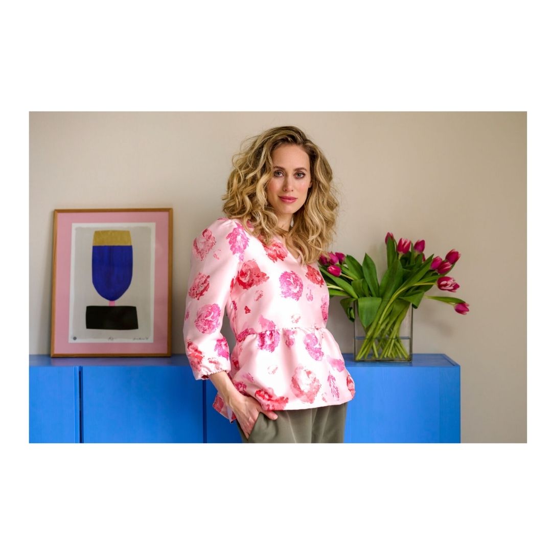 Vally Blouse - 50109497 - Fuchsia Pink