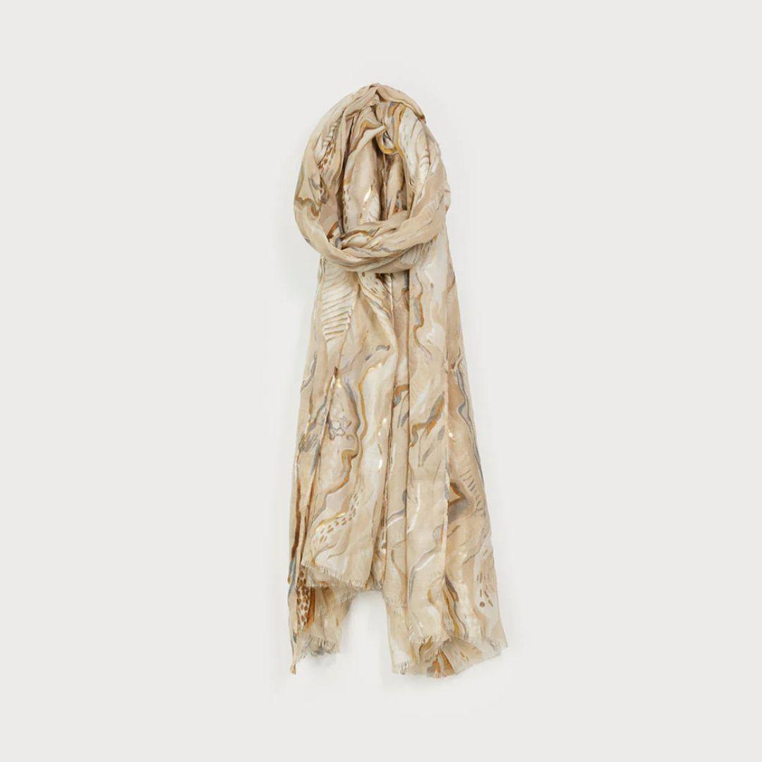 Lightweight Neutral Scarf - Tan