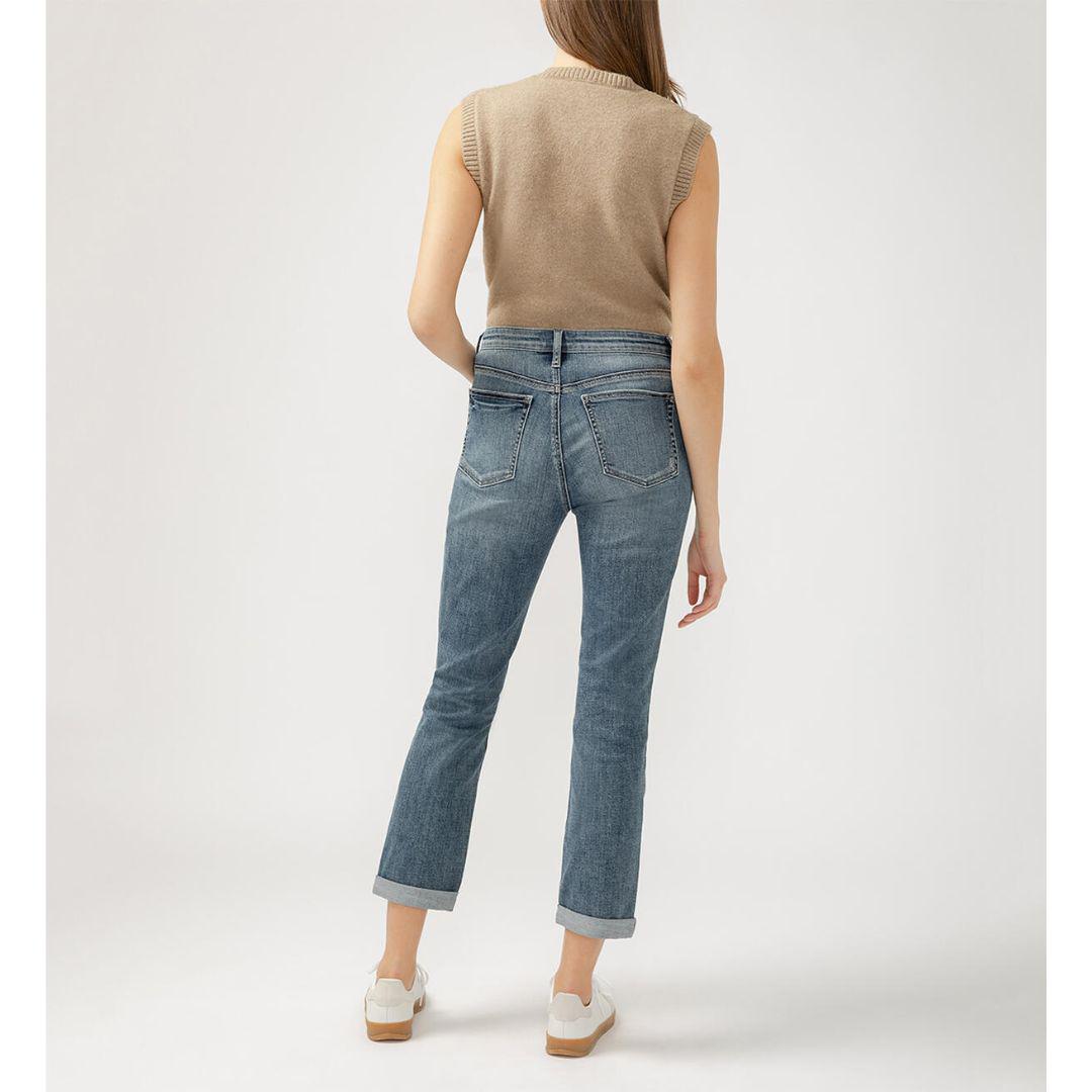 Beau High Rise Slim Leg Jeans - Indigo