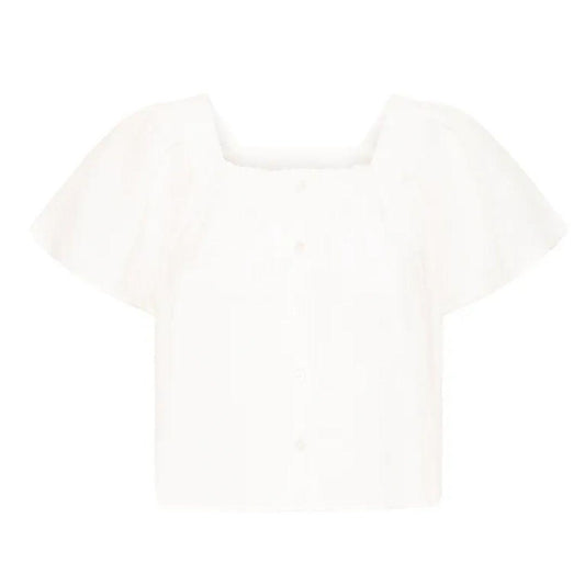 Foxa Short Sleeve Top | Cloud Dancer