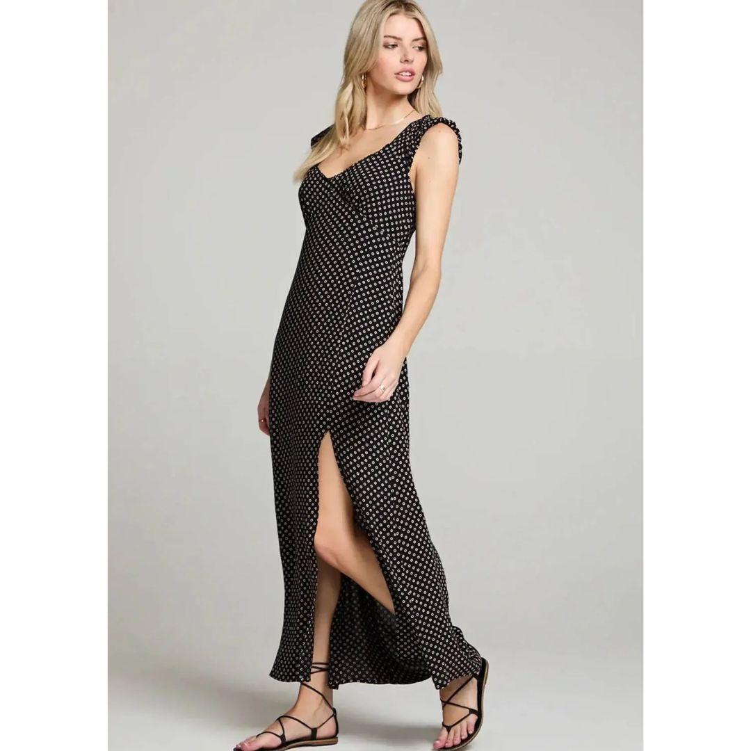 Fiora Midi Dress - SW3552W669 - Black