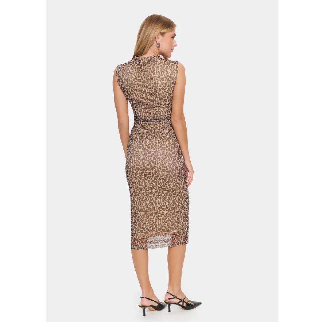 Loreen Dress - 30514257 - Black Leo