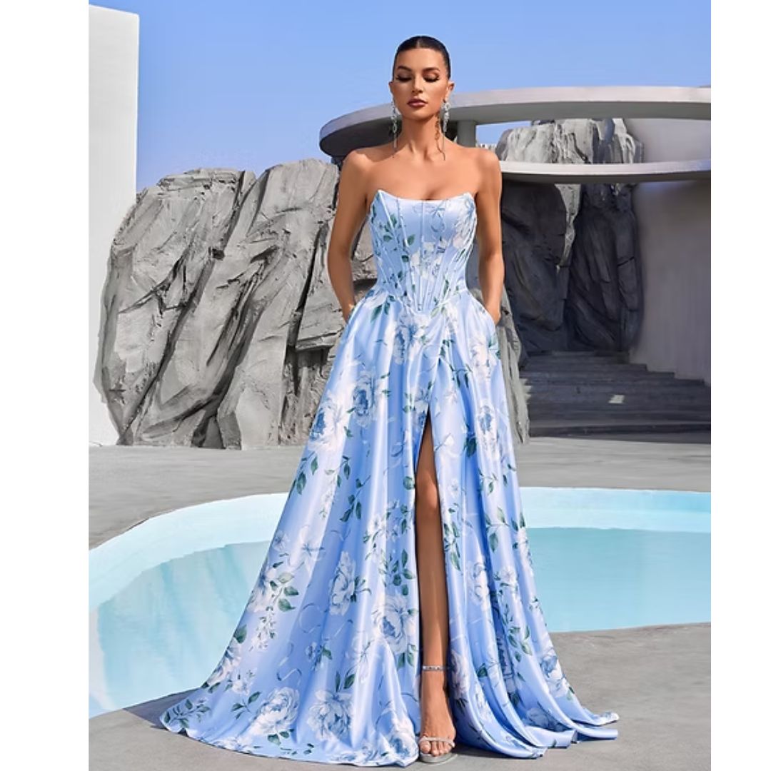 JADORE EVENING | J29027 | Blue Floral