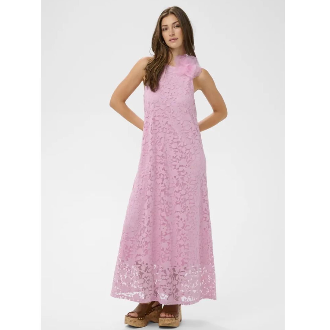 Jessica Lace Sheath Dress - Pink Nectar