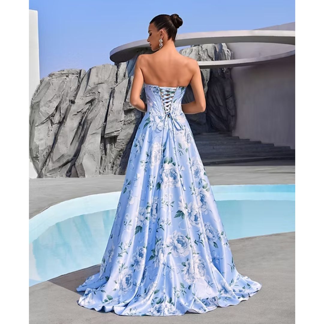 JADORE EVENING | J29027 | Blue Floral