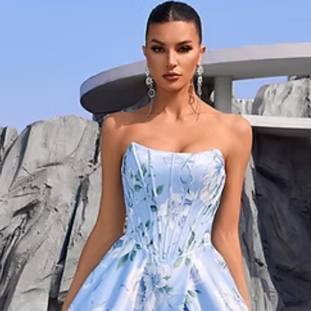 JADORE EVENING | J29027 | Blue Floral