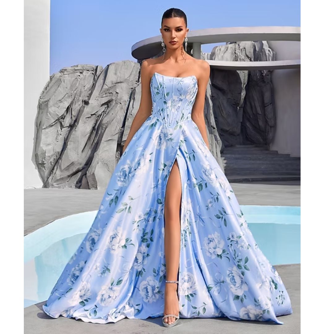 JADORE EVENING | J29027 | Blue Floral