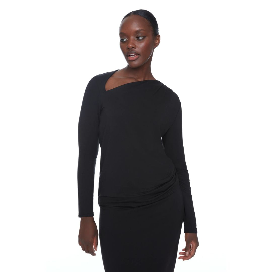 Provence Cut-Out Long-Sleeve Top | 628015