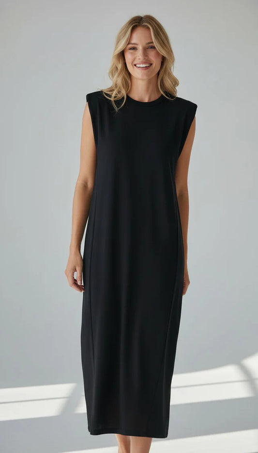 Seano Modal Sheath Dress - Meteorite