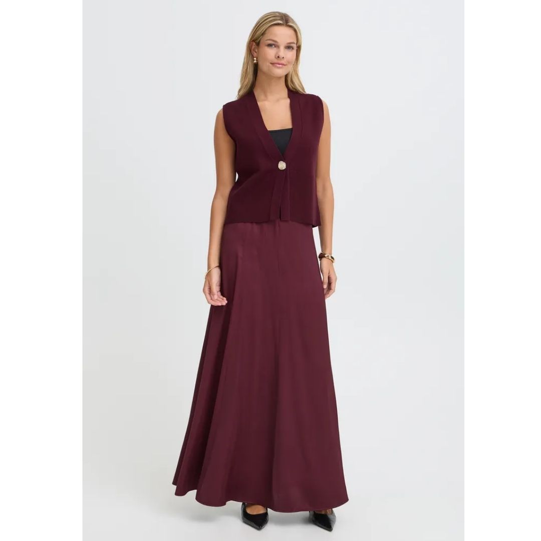 FRANSA Sally Knit Vest | 20618485 | Port Royal