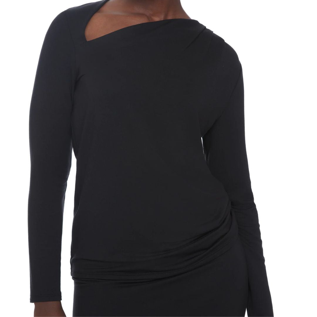 Provence Cut-Out Long-Sleeve Top | 628015