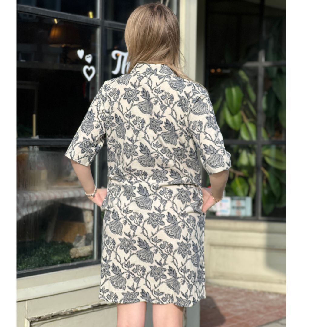 Maddie Dress - Bloom Cream