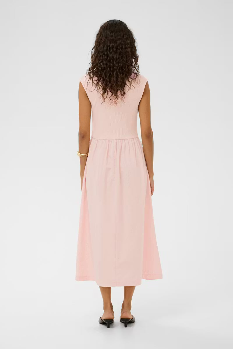 Simone Phoebe Midi Dress | Pearl Blush
