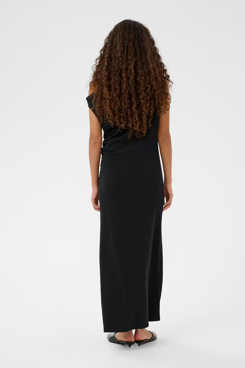 Eirlys Asymmetrical Shoulder Dress