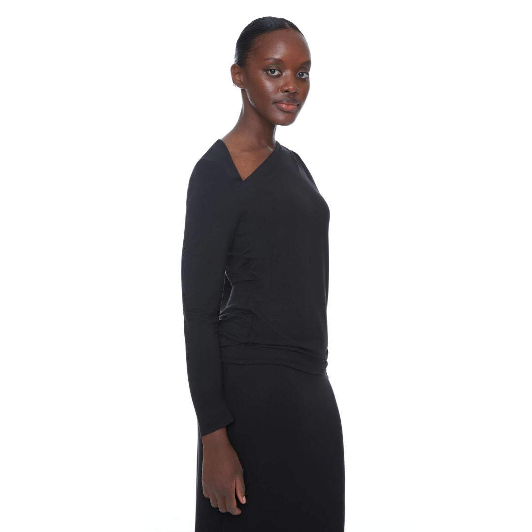 Provence Cut-Out Long-Sleeve Top | 628015