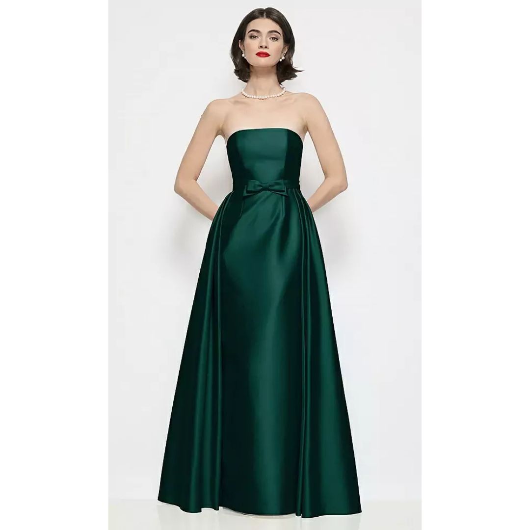 Dessy Collection Regine Bow-Waist Column Dress | 3202