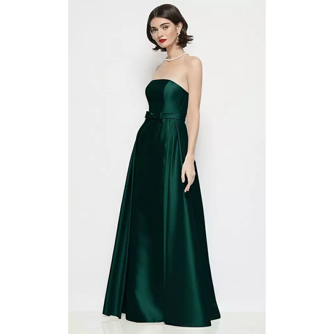 Dessy Collection Regine Bow-Waist Column Dress | 3202
