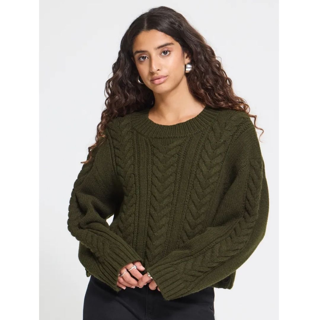 ICHI Arper Cableknit Sweater | 20126805