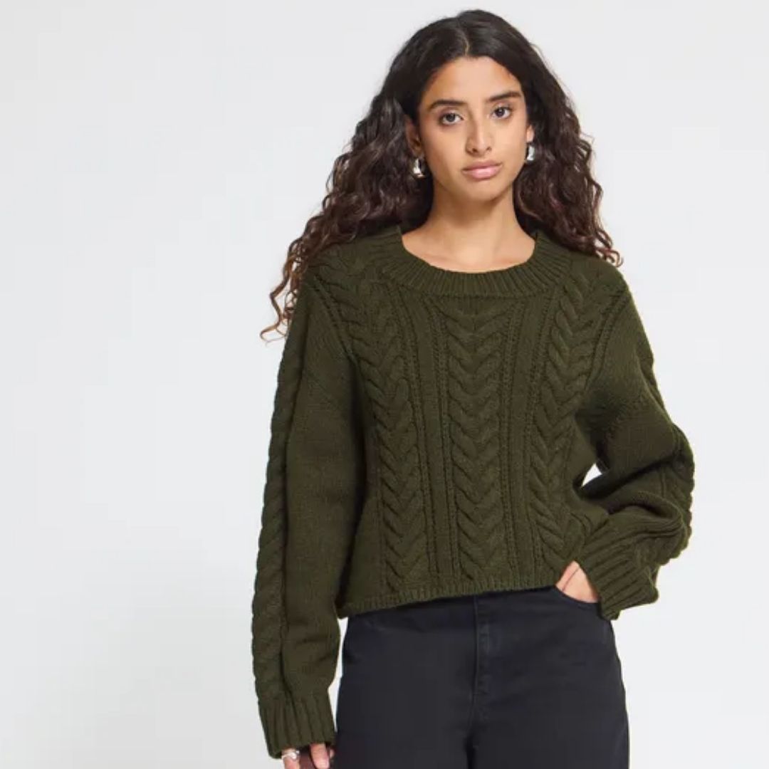 ICHI Arper Cableknit Sweater | 20126805