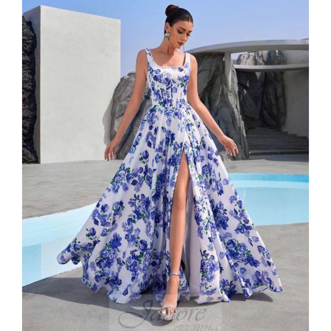 JADORE EVENING | J29022 | Purple Print
