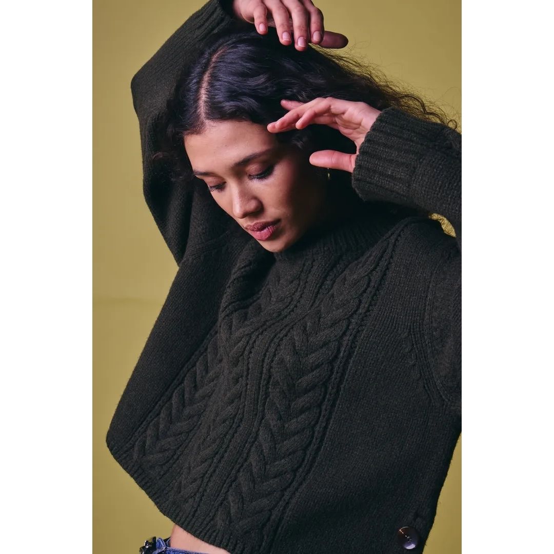 ICHI Arper Cableknit Sweater | 20126805