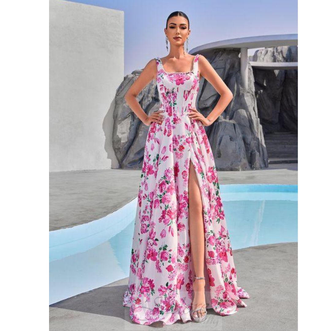JADORE EVENING | J29022 | Purple Print