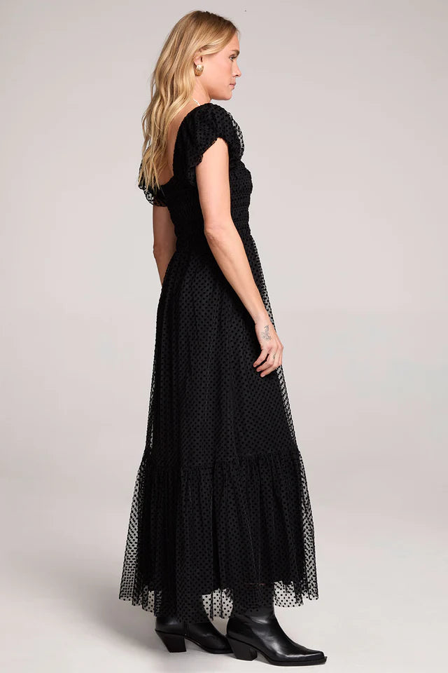 Yarah Maxi Dress -  Black