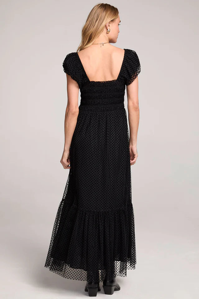 Yarah Maxi Dress -  Black