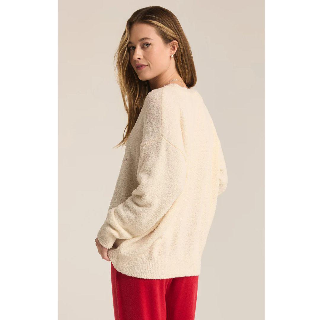 Santa Baby Cozy Sweater - ZLT244416 - Sea Salt