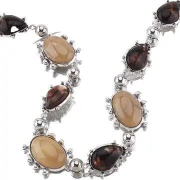 Boho Carmel Collar Cabochon Necklace