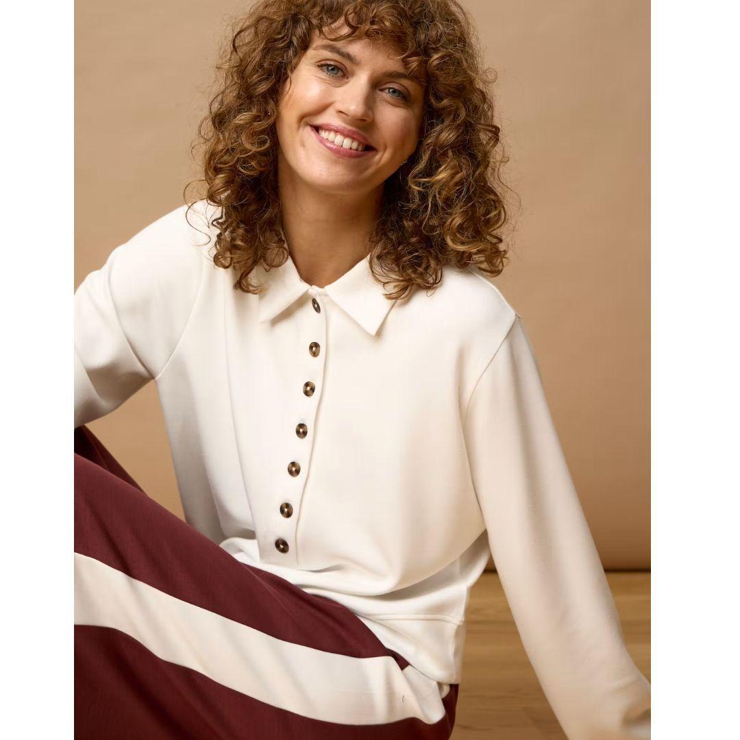 Aurora Stripe Travel Lounge Pants | Rum White Contrast
