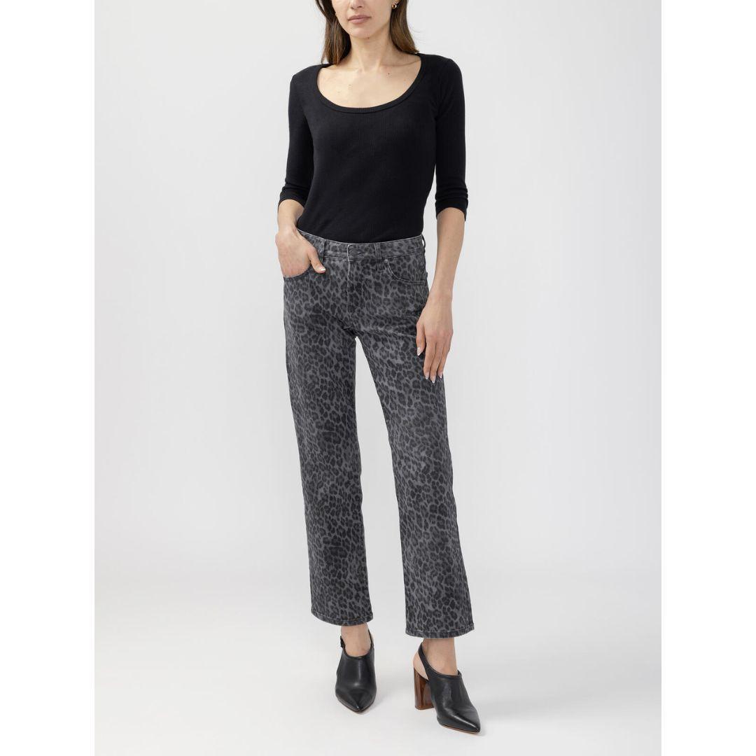 SILVER JEANS Chelsea Boyfriend Jeans | L23432LLP687 | Charcoal Leo